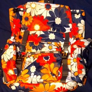 LesSportsac backpack satchel rugsack floral hippie